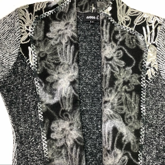 Anna B. Wool  Open Felted Cardigan - Picture 8 of 8